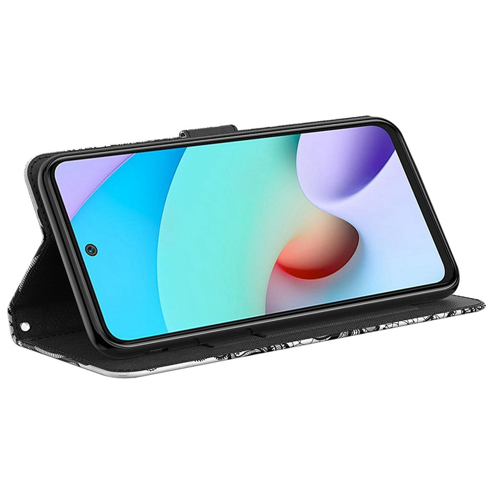 For Xiaomi 12 Lite 5G PU Leather Flip Phone Case Wallet Design 3D Pattern Printing Stand Magnetic Protective Cover with Strap