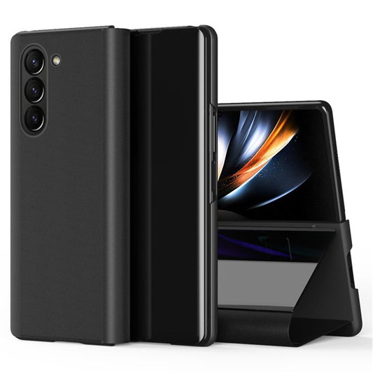 Galaxy Z Fold6 5G – Handyhülle aus Kunststoff und PU-Leder, mit Ständer