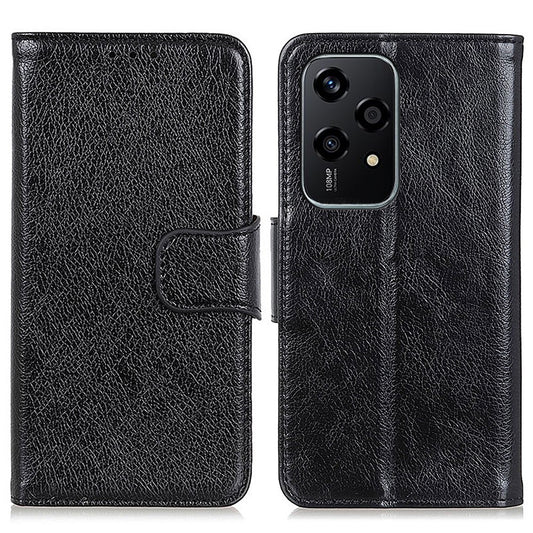 Honor 200 Lite Handyhülle – aus Spaltleder mit Nappastruktur