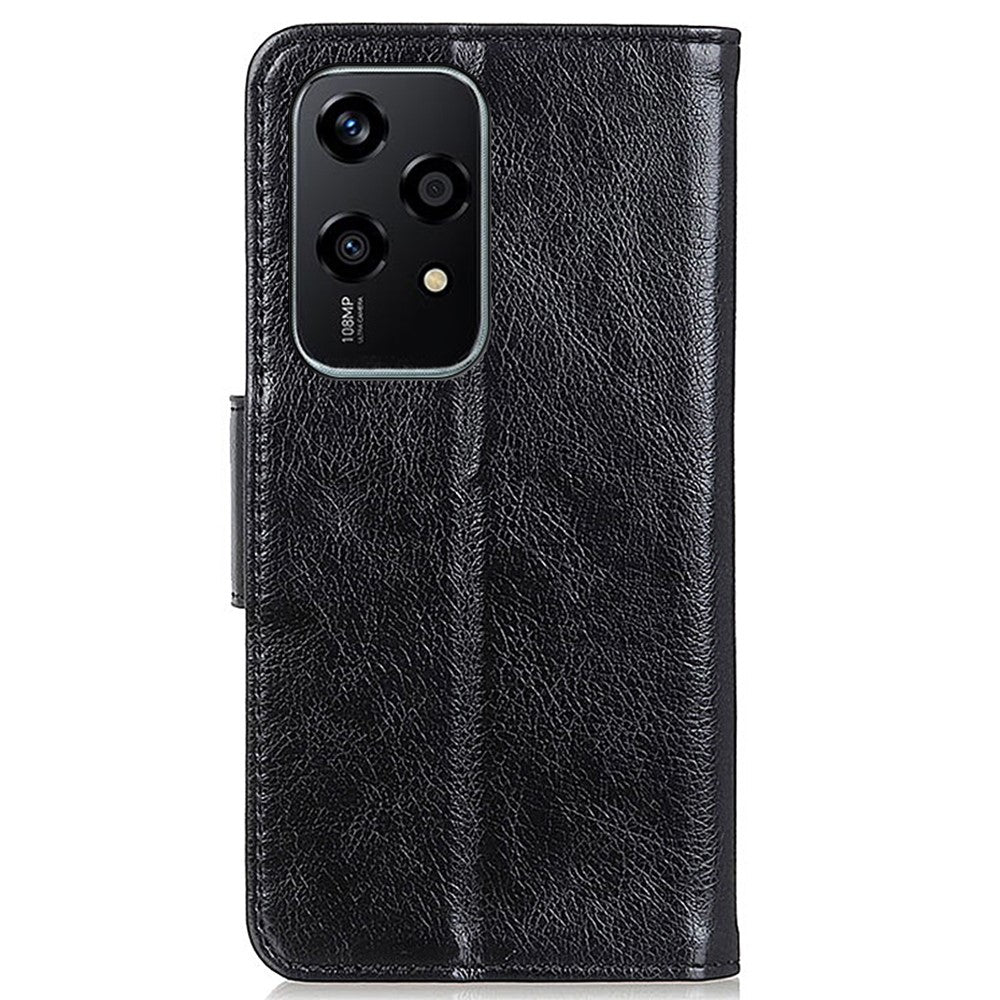 For Honor 200 Lite Mobile Phone Case Nappa Texture Split Leather Cell Phone Cover