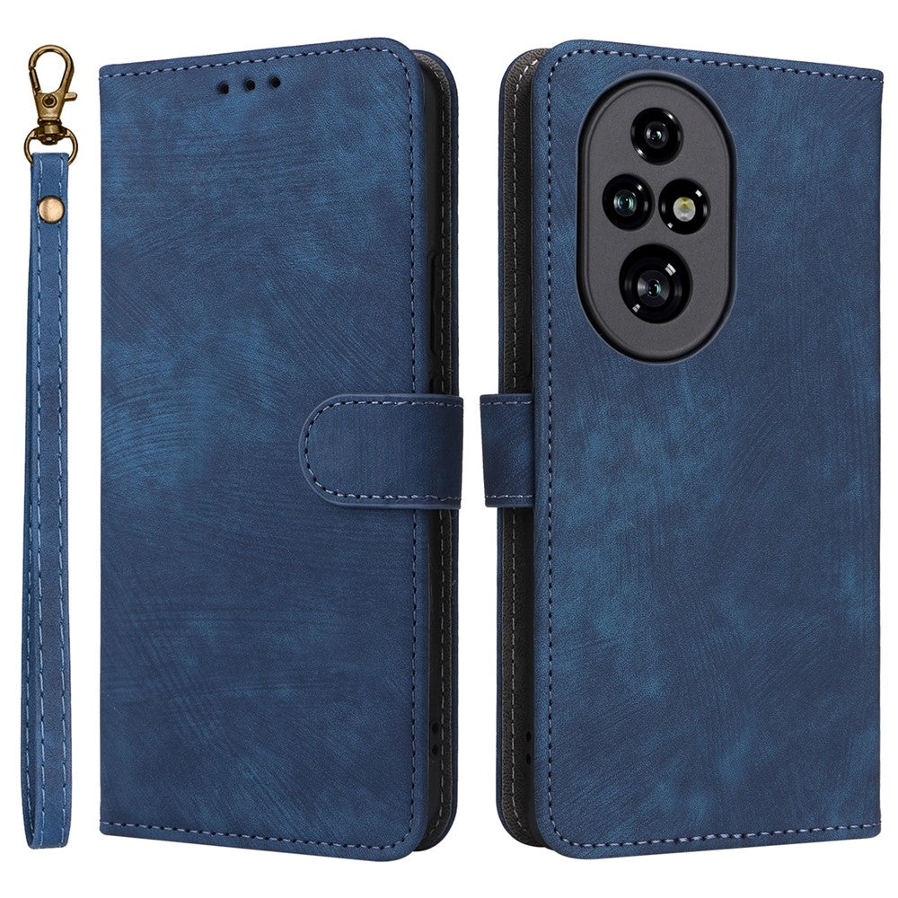 For Honor 200 Pro 5G Case Leather RFID Blocking Card Slot Folio Phone Cover
