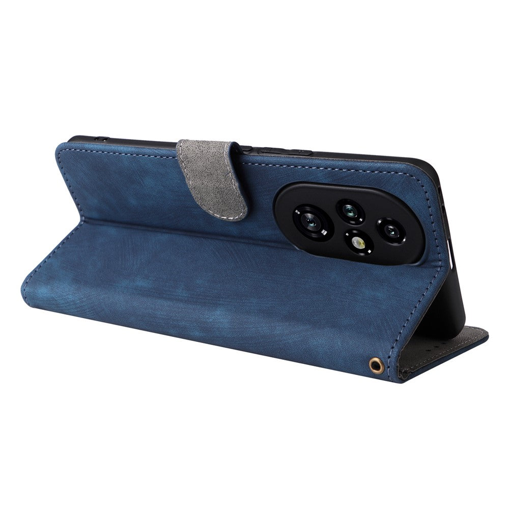 For Honor 200 Pro 5G Case Leather RFID Blocking Card Slot Folio Phone Cover