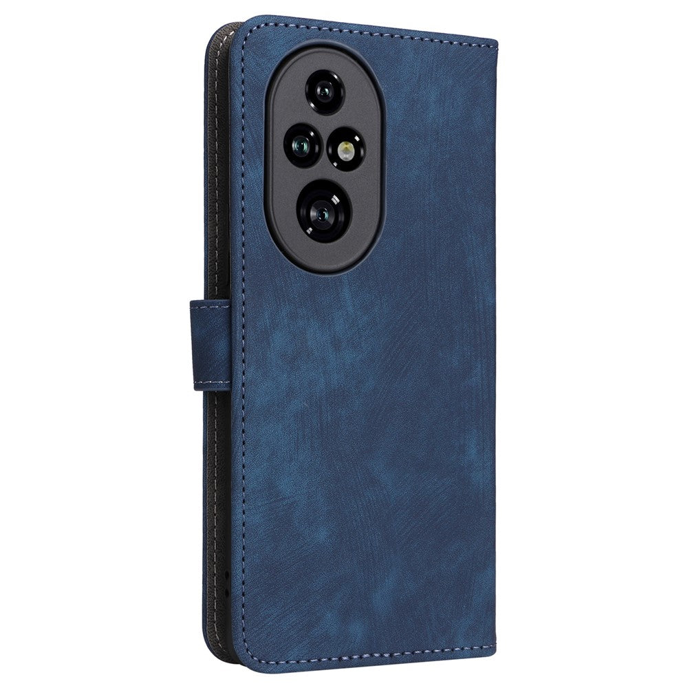 For Honor 200 Pro 5G Case Leather RFID Blocking Card Slot Folio Phone Cover