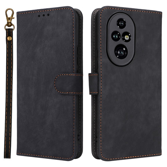 Honor 200 Pro 5G Handyhülle – Leder RFID-blockierender Kartensteckplatz Folio