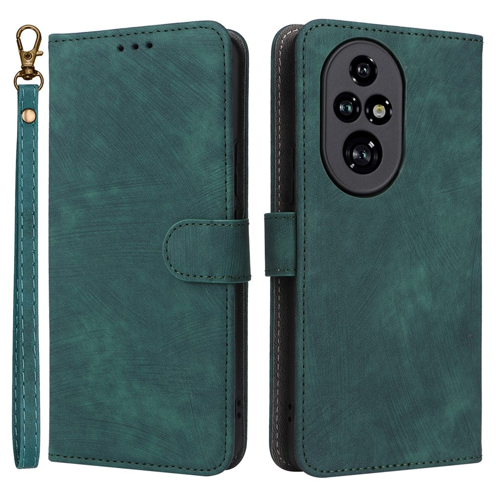 For Honor 200 Pro 5G Case Leather RFID Blocking Card Slot Folio Phone Cover