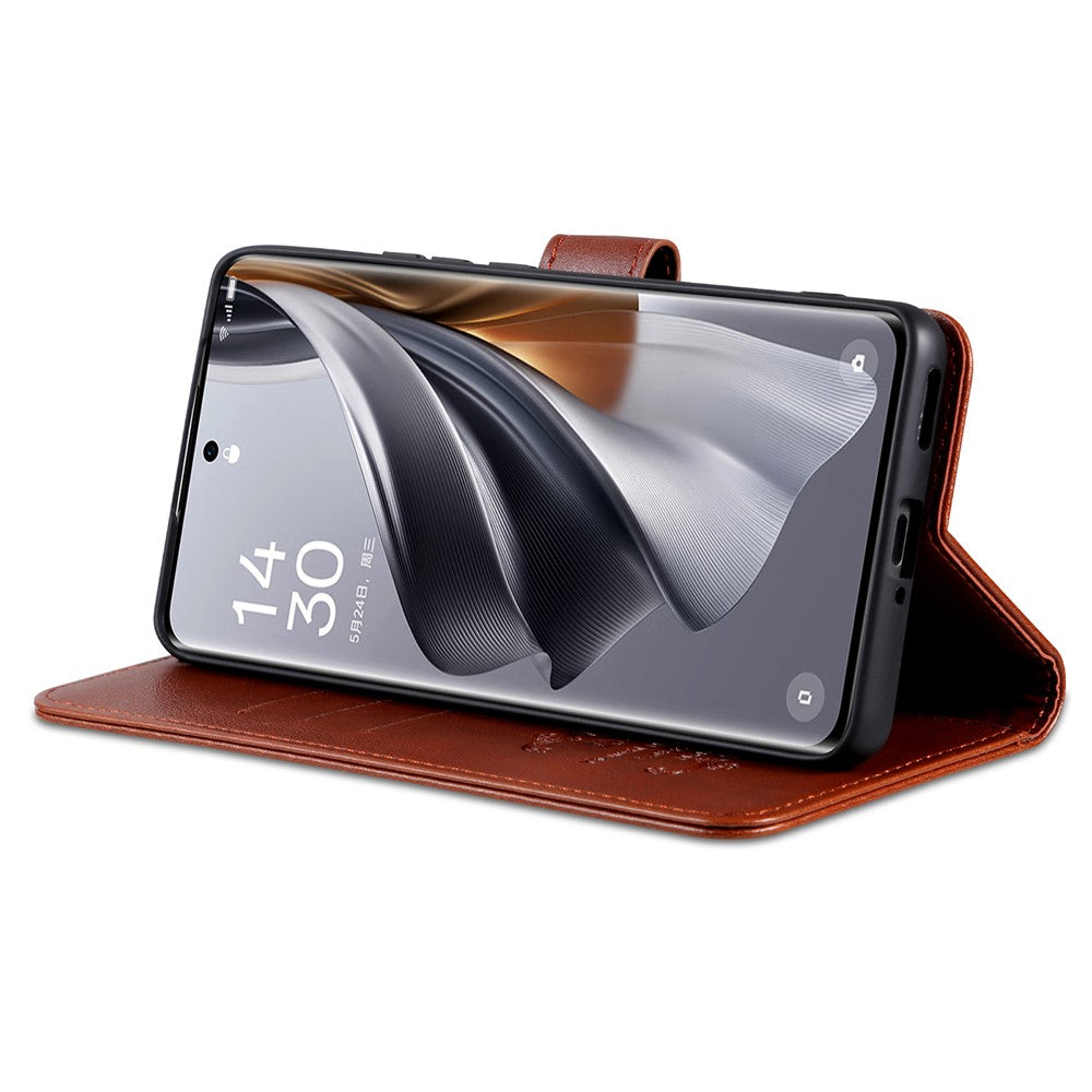 AZNS For Honor 200 5G Case Folding Design Textured PU Leather Wallet Phone Stand Cover