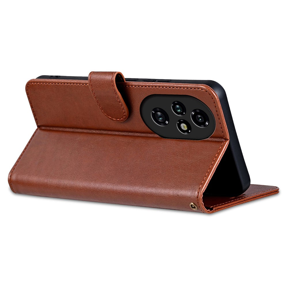 AZNS For Honor 200 5G Case Folding Design Textured PU Leather Wallet Phone Stand Cover