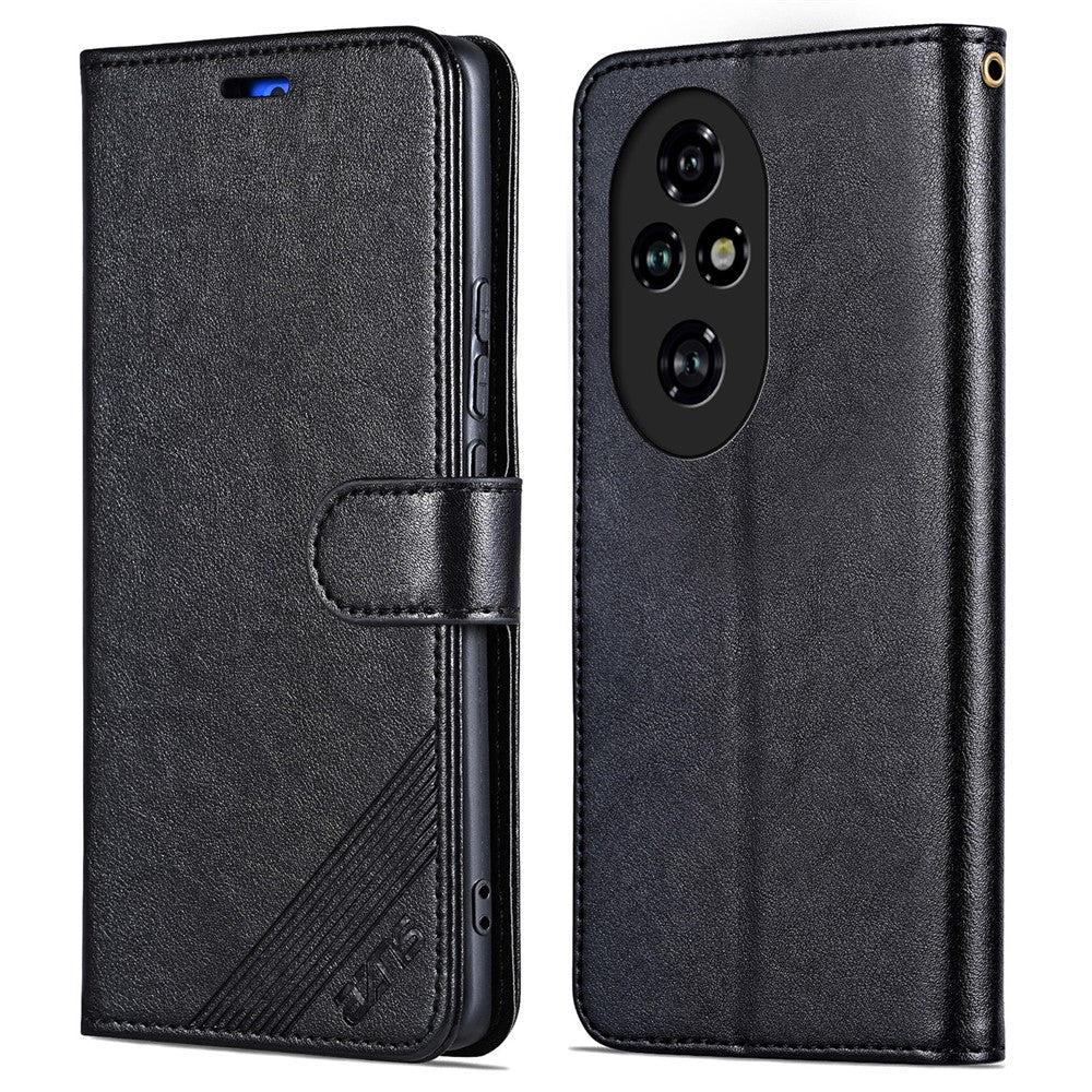 AZNS PU Leather Phone Case for Honor 200 Pro 5G PU Leather Wallet Cell Stand Phone Cover