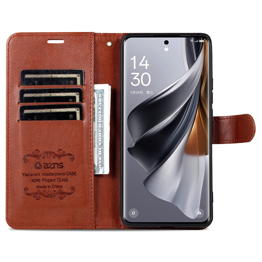 AZNS PU Leather Phone Case for Honor 200 Pro 5G PU Leather Wallet Cell Stand Phone Cover