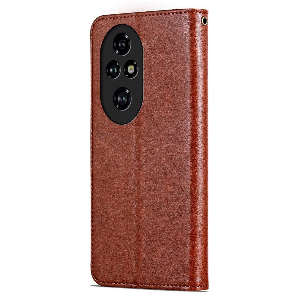 AZNS PU Leather Phone Case for Honor 200 Pro 5G PU Leather Wallet Cell Stand Phone Cover