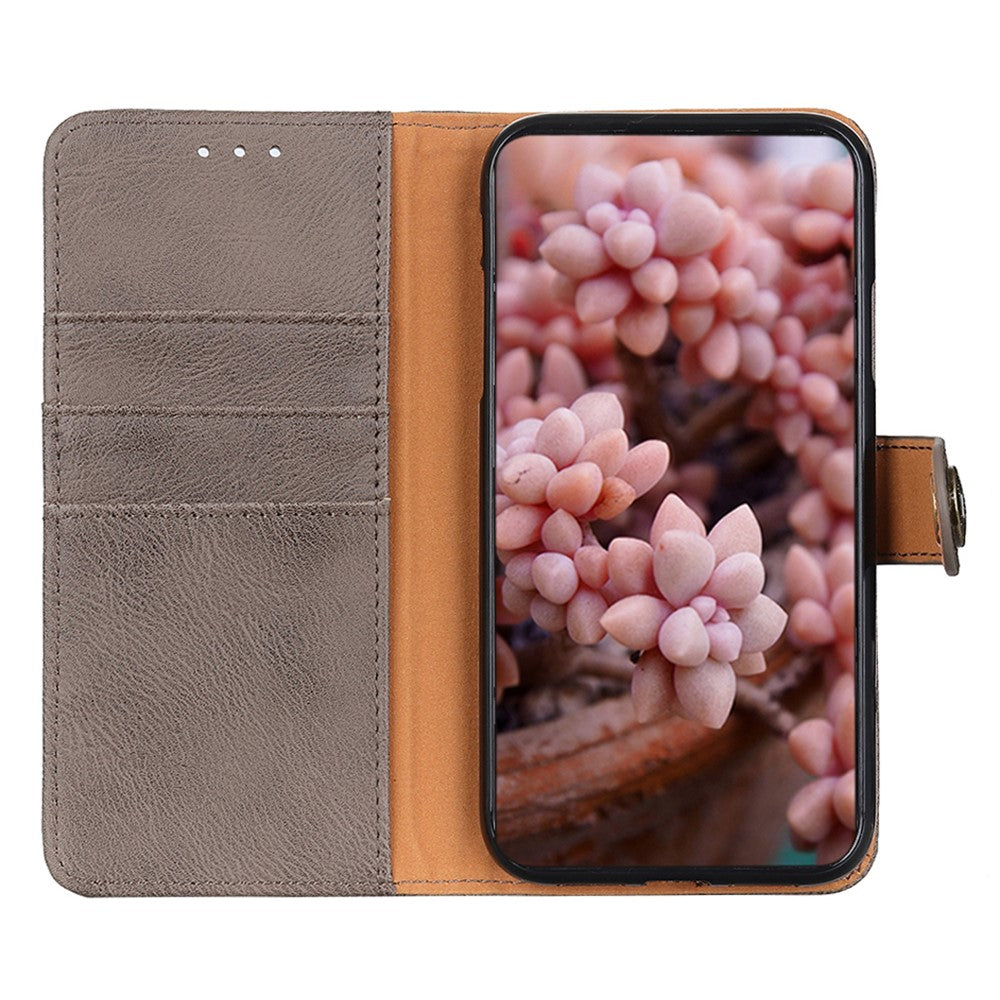 KHAZNEH For Honor 200 Lite Case Cowhide Texture Leather Mobile Phone Cover with Wallet