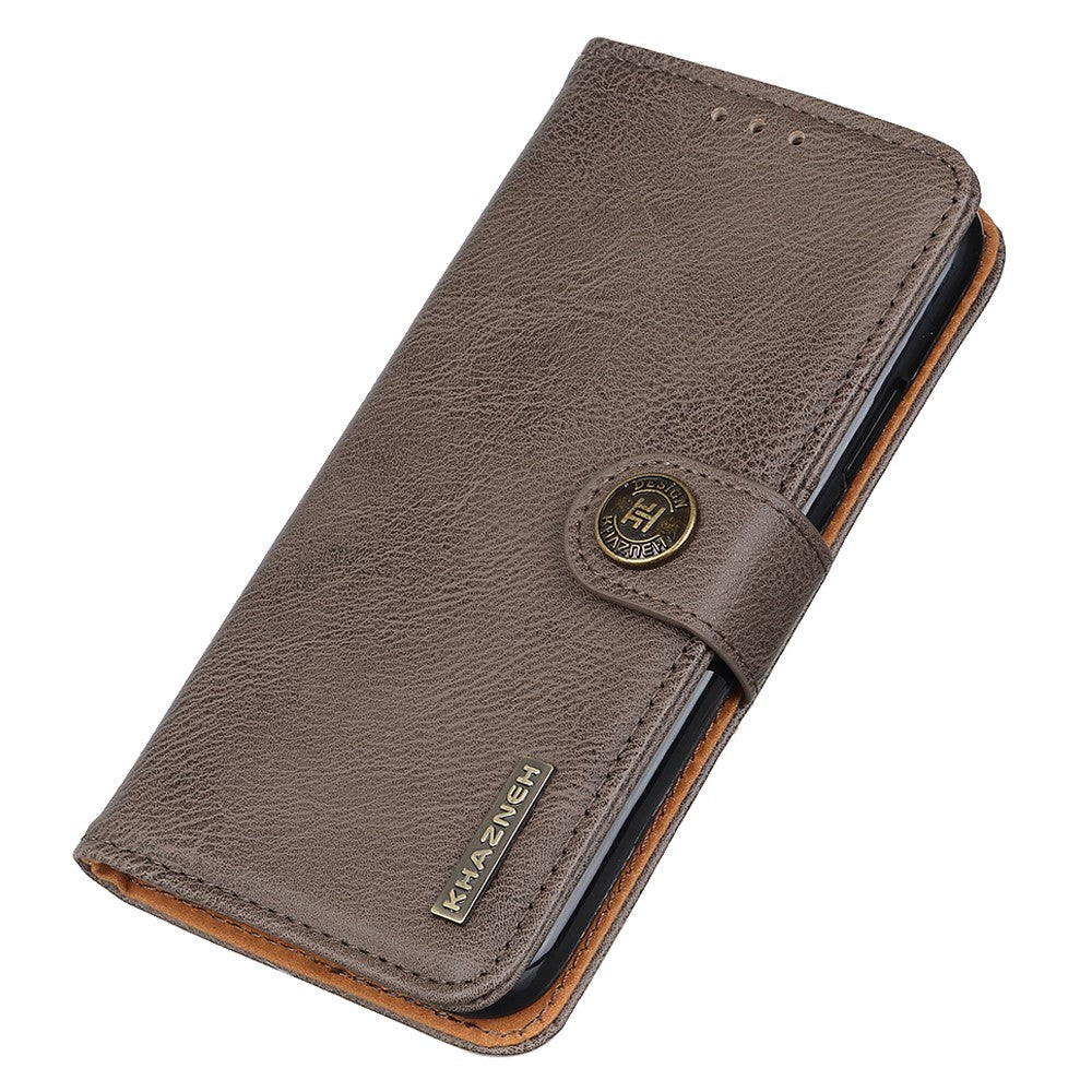 KHAZNEH For Honor 200 Lite Case Cowhide Texture Leather Mobile Phone Cover with Wallet