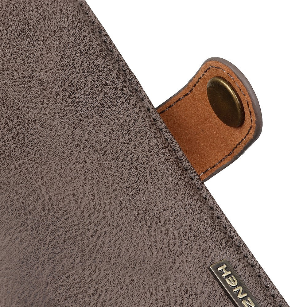KHAZNEH For Honor 200 Lite Case Cowhide Texture Leather Mobile Phone Cover with Wallet