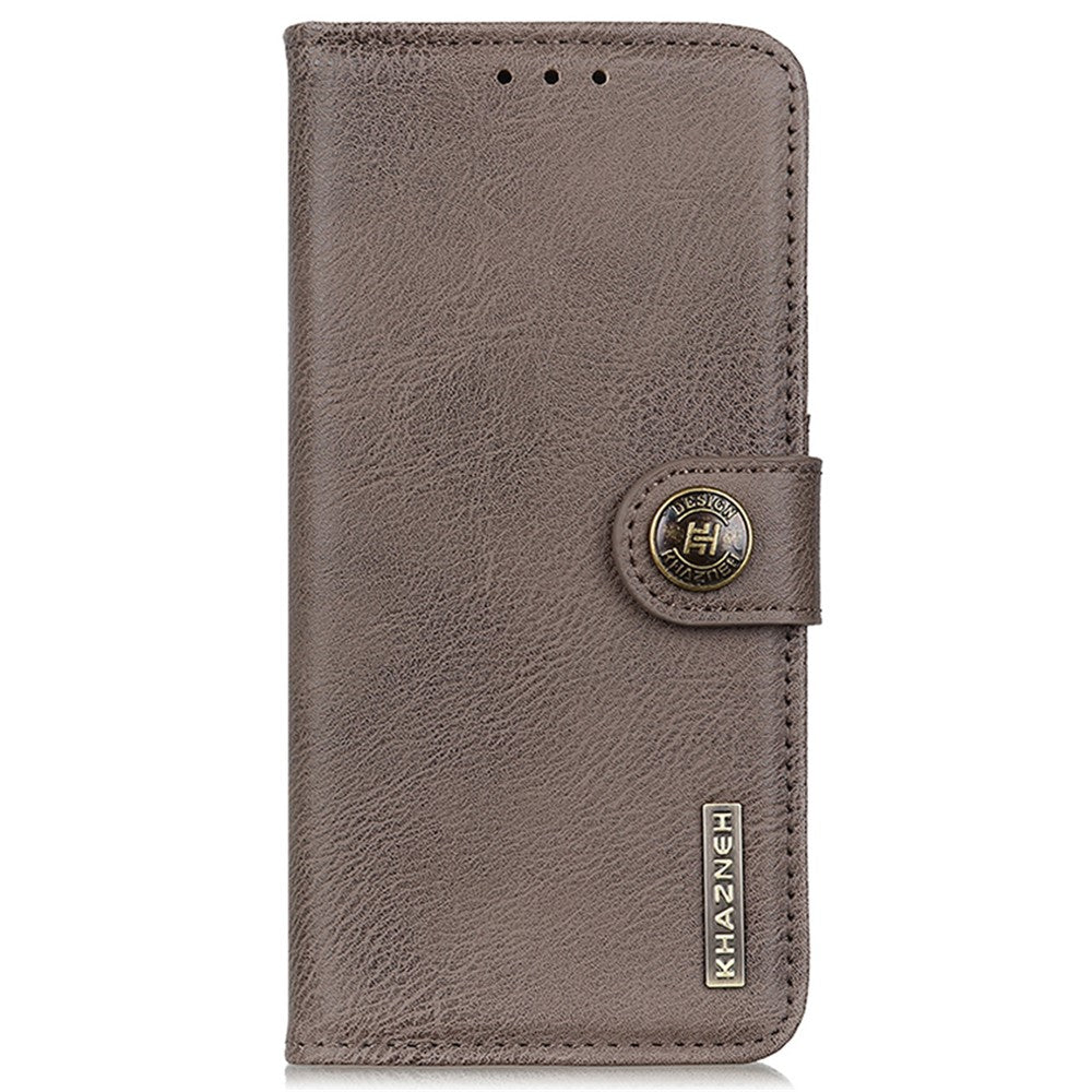 KHAZNEH For Honor 200 Lite Case Cowhide Texture Leather Mobile Phone Cover with Wallet