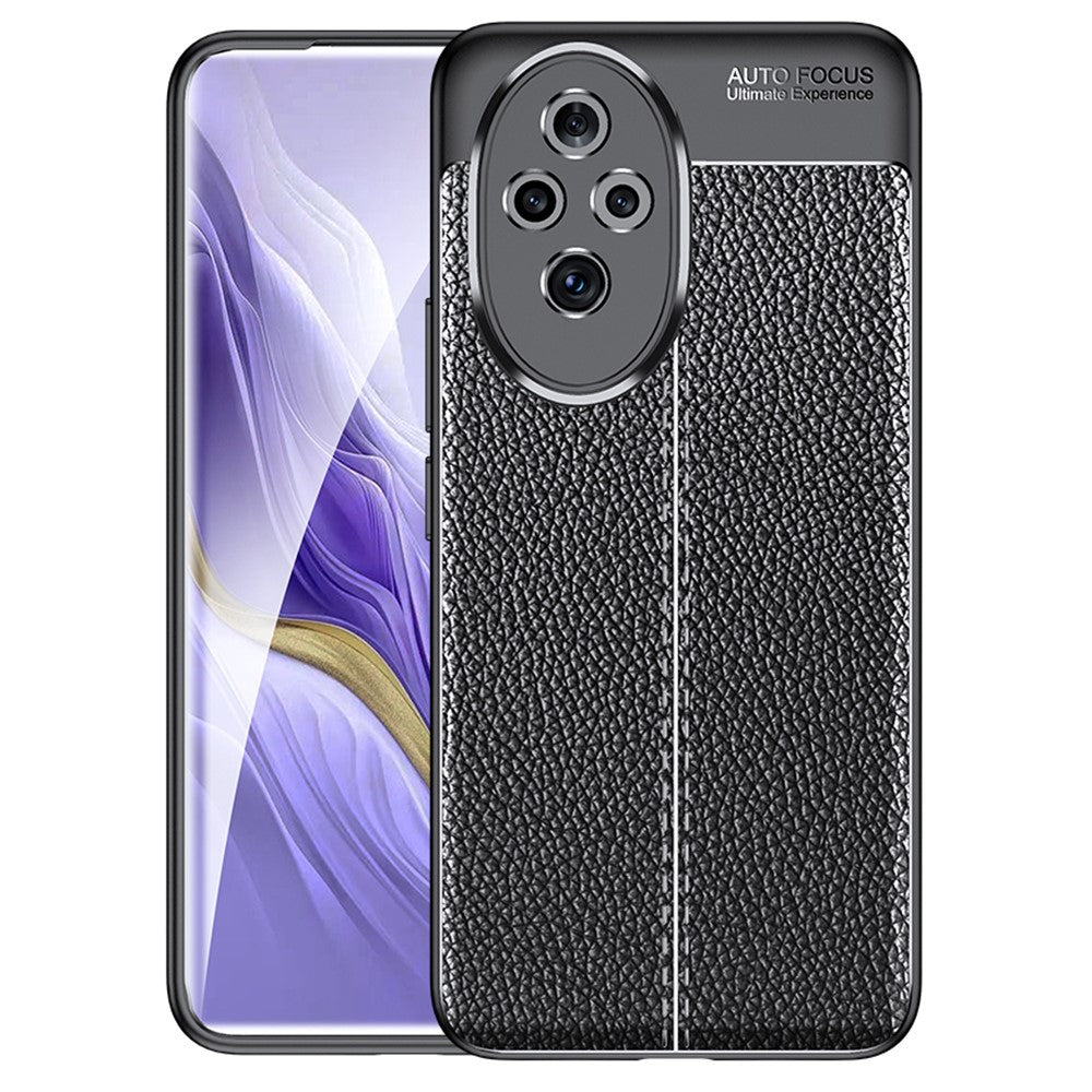 For Honor 200 5G Case Litchi Grain TPU Shockproof Phone Cover
