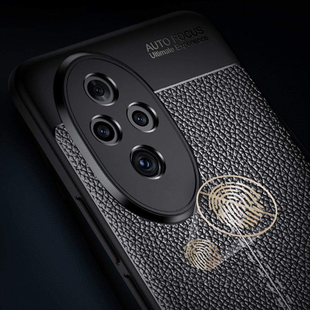 For Honor 200 5G Case Litchi Grain TPU Shockproof Phone Cover