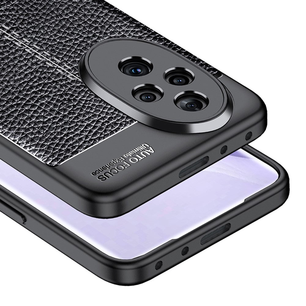 For Honor 200 5G Case Litchi Grain TPU Shockproof Phone Cover