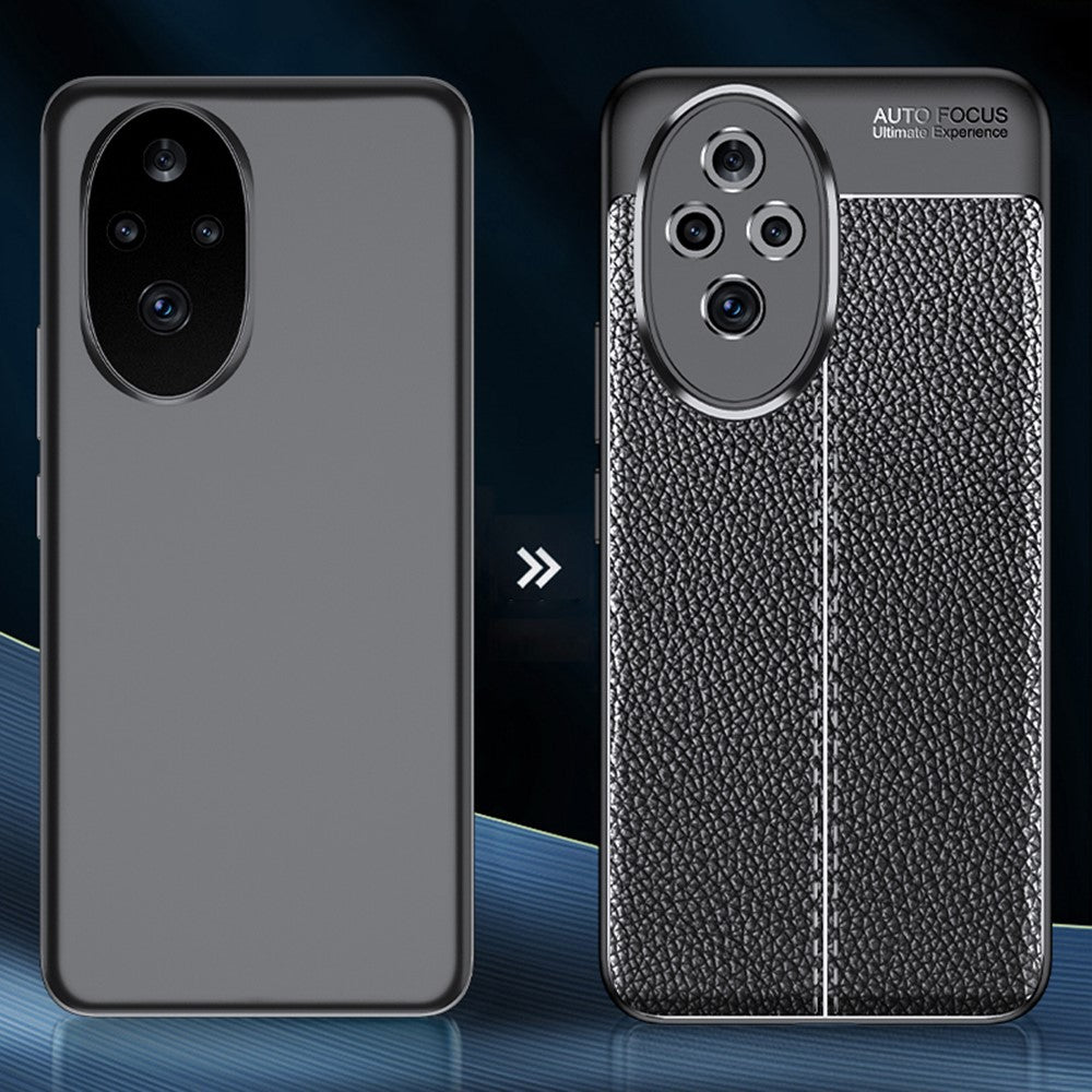 For Honor 200 5G Case Litchi Grain TPU Shockproof Phone Cover