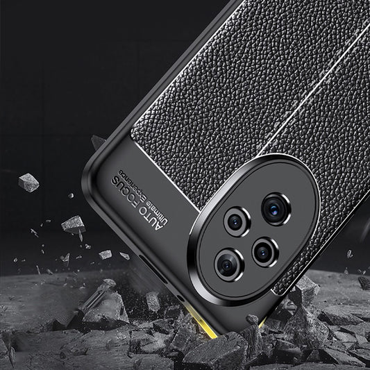 Honor 200 Pro 5G Handyhülle – Litschi-Textur Flexible TPU Slim