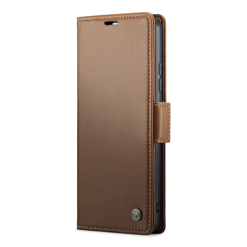 CASEME 023 Series For Xiaomi 14 Ultra Case RFID Blocking Glossy Stand Phone Cover
