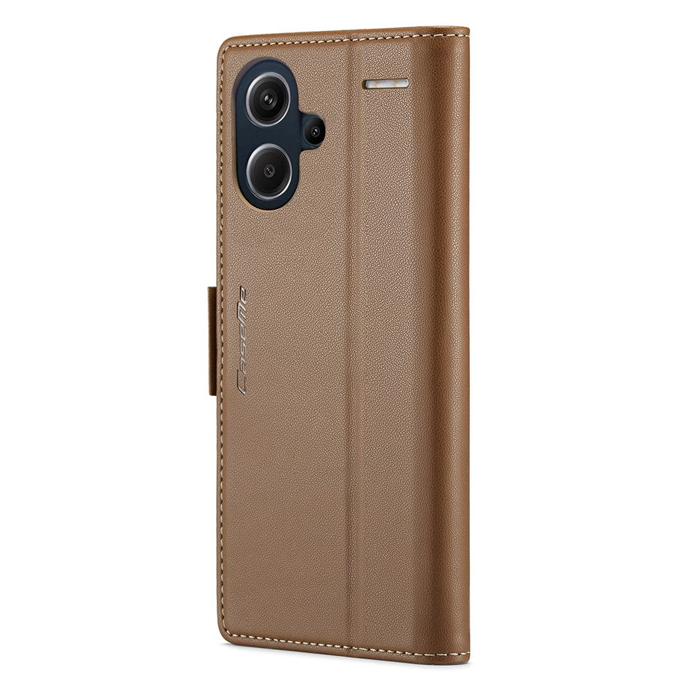 CASEME 023 Series For Xiaomi Redmi Note 13 Pro+ 5G Leather Case Glossy Phone Cover RFID Blocking