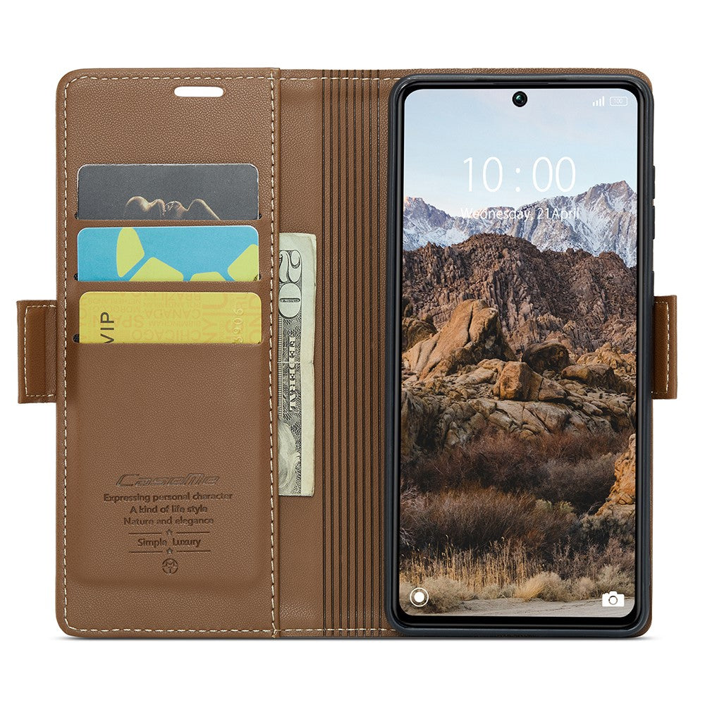 CASEME 023 Series For Xiaomi Redmi Note 13 Pro 5G / Poco X6 5G Case RFID Blocking Wallet Phone Cover