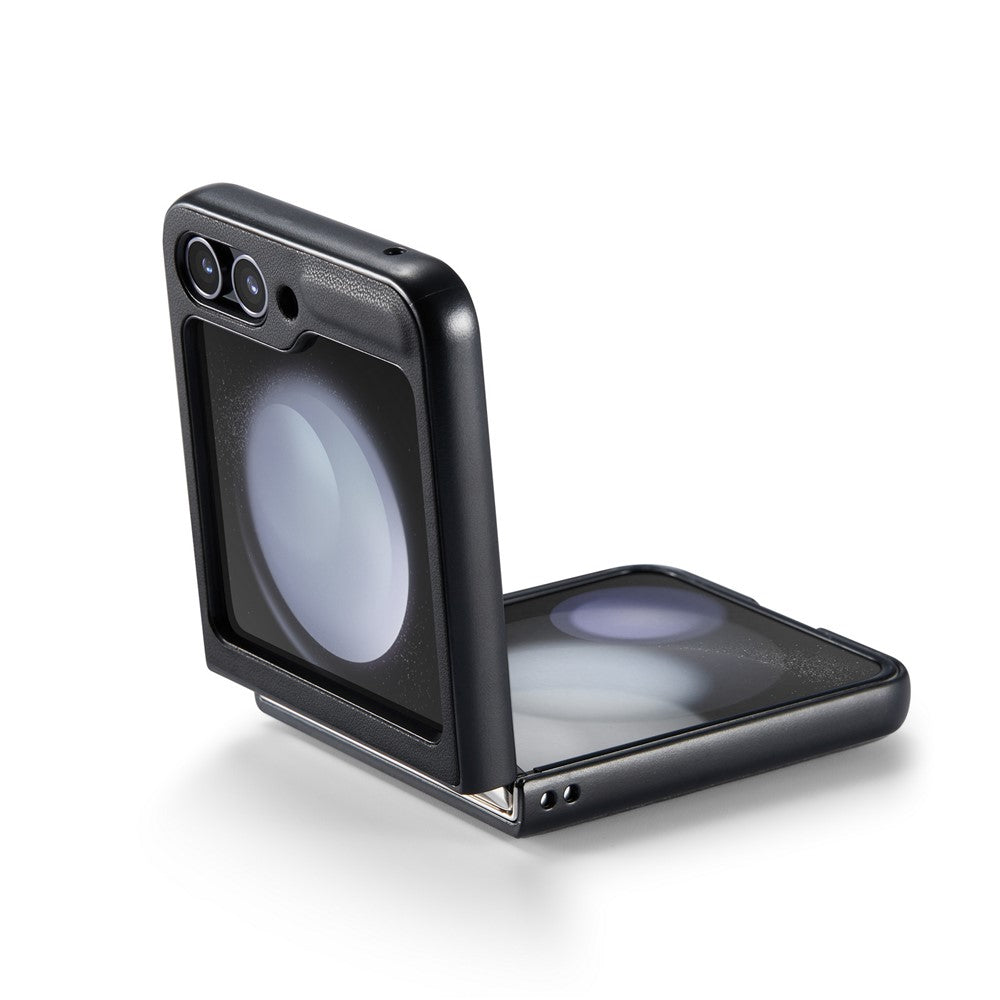 Galaxy Z Flip5 5G Glänzende Wallet-Hülle – RFID-Schutz & Ständer