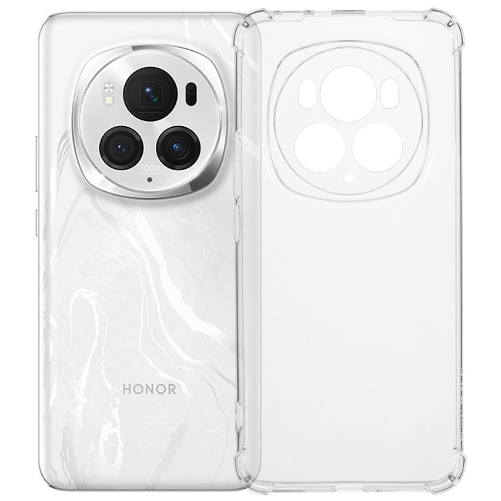 Honor Magic6 Pro 5G Transparente Handyhülle – Aus TPU, mit Luftpolsterung an den Ecken & Schutz vor Stürzen