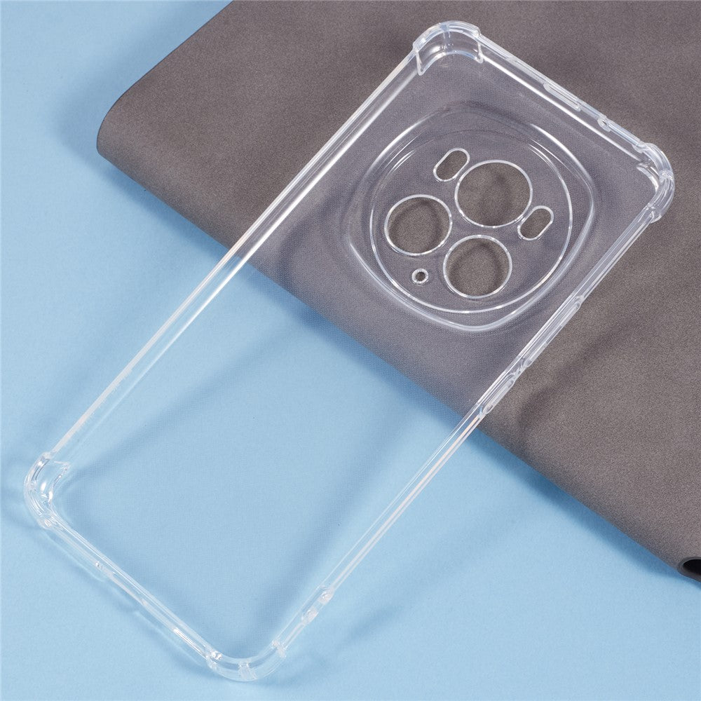 Honor Magic6 Pro 5G Transparente Handyhülle – Aus TPU, mit Luftpolsterung an den Ecken & Schutz vor Stürzen