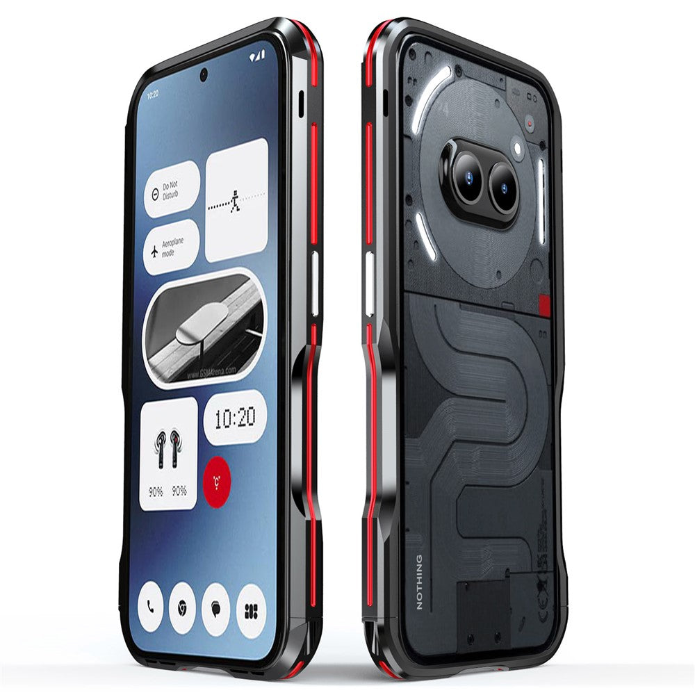 Nothing Phone (2a) Plus / Phone (2a) Handyhülle – Aus Metall, Stoßdämpferrahmen