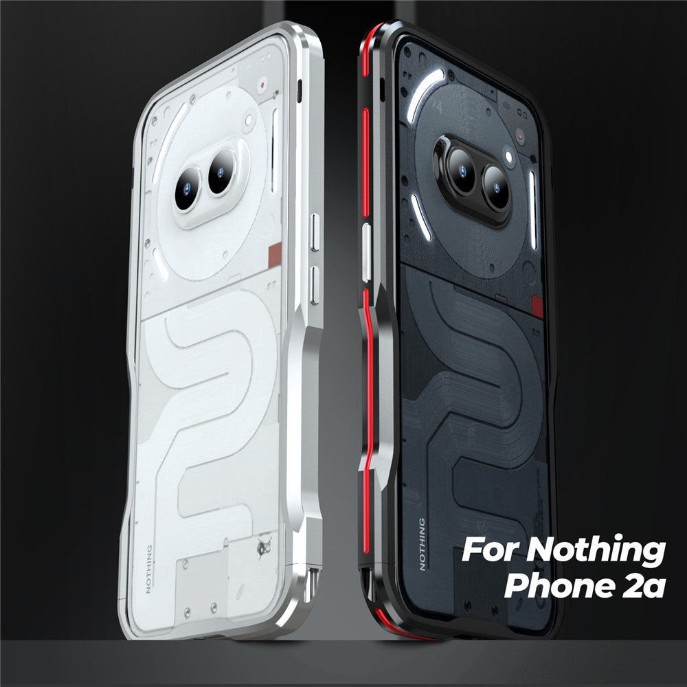 Nothing Phone (2a) Plus / Phone (2a) Handyhülle – Aus Metall, Stoßdämpferrahmen