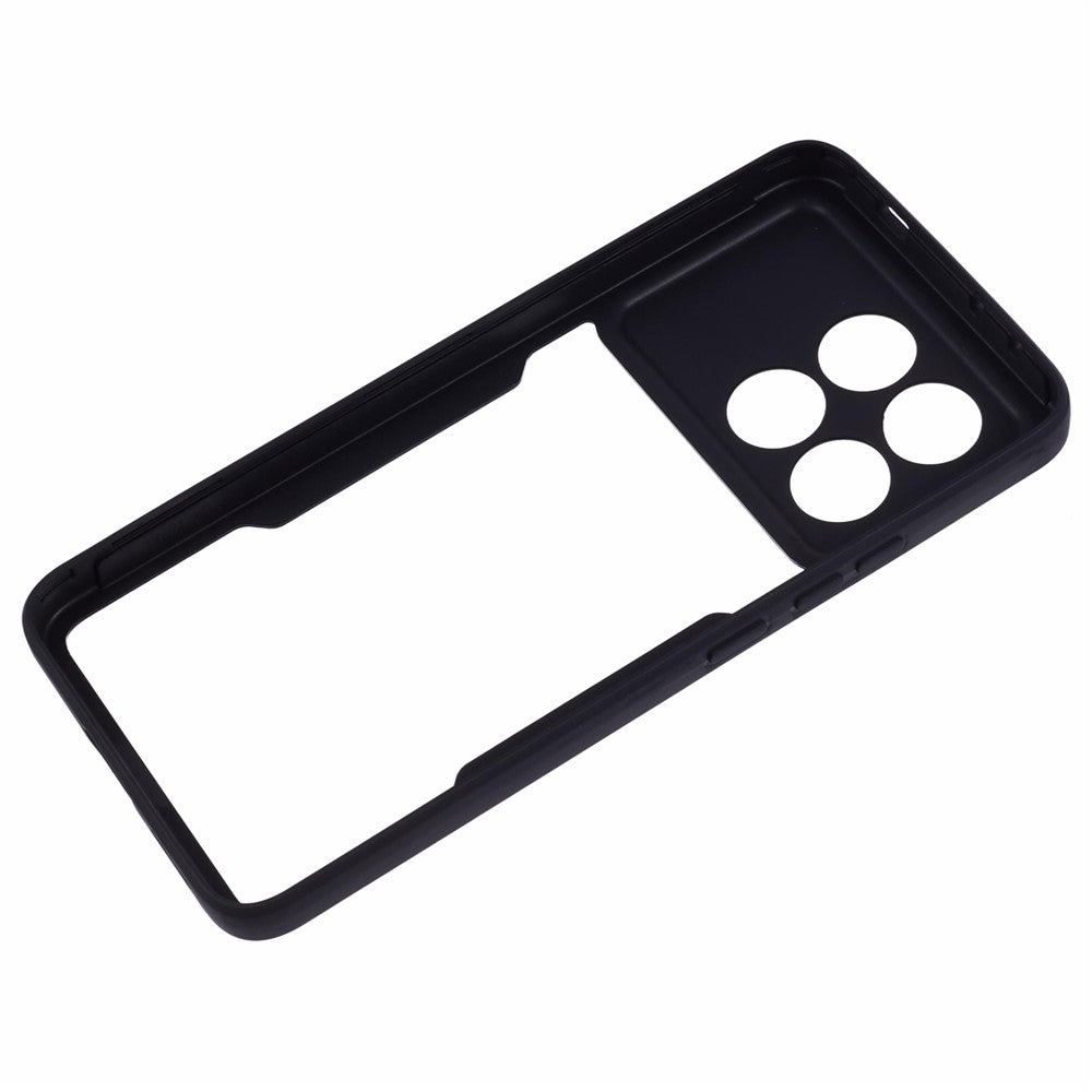 For Xiaomi Poco X6 Pro 5G / Redmi K70 5G / K70E 5G Case Acrylic+TPU Clear Phone Cover with PET Screen Film