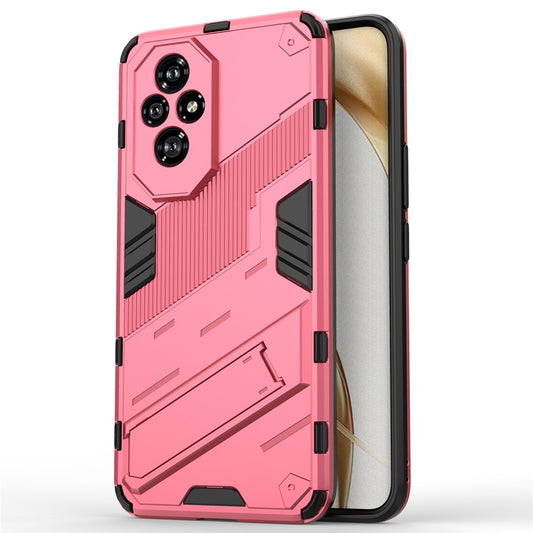 Honor 200 5G Handyhülle – Gehäuse mit verstecktem Ständer, PC + TPU