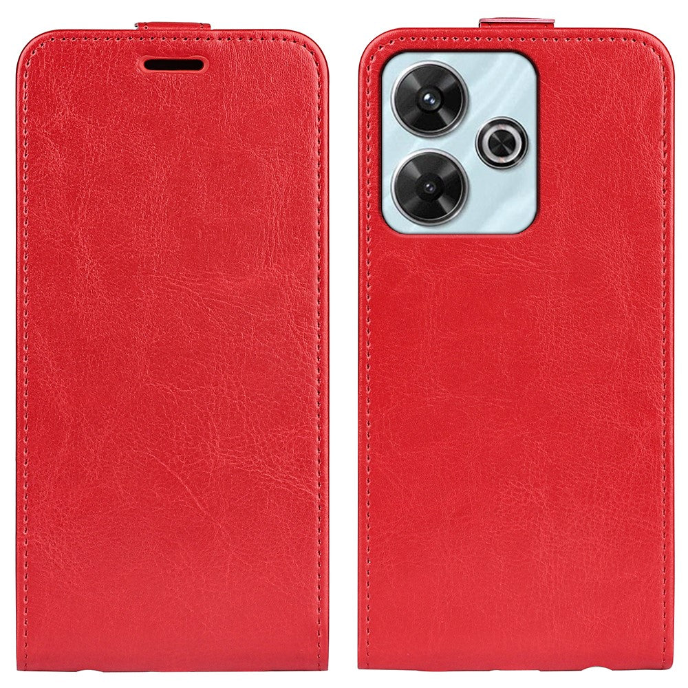For Xiaomi Redmi 13 5G / 13 4G / Note 13R 5G / Poco M6 4G Case PU Leather Phone Cover Vertical Flip