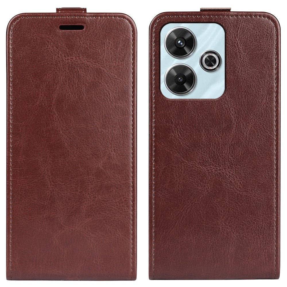 For Xiaomi Redmi 13 5G / 13 4G / Note 13R 5G / Poco M6 4G Case PU Leather Phone Cover Vertical Flip