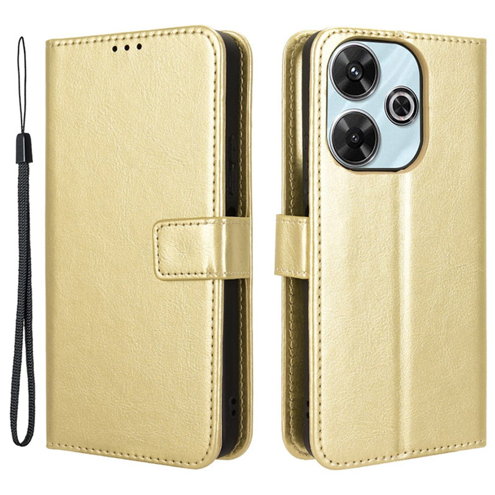 For Xiaomi Redmi 13 5G / 13 4G / Note 13R 5G / Poco M6 4G Case PU Leather Mobile Phone Cover