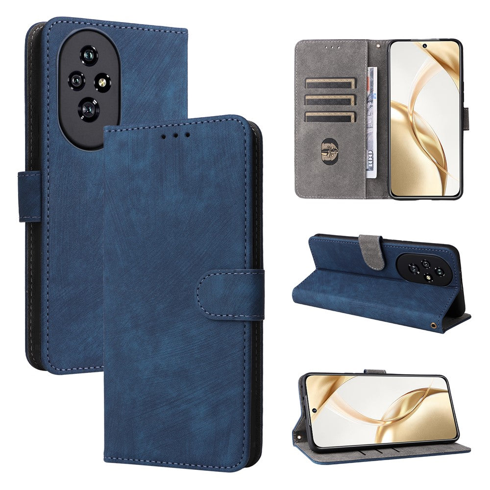 For Honor 200 5G Case PU Leather RFID Blocking Card Slots Wallet Phone Cover