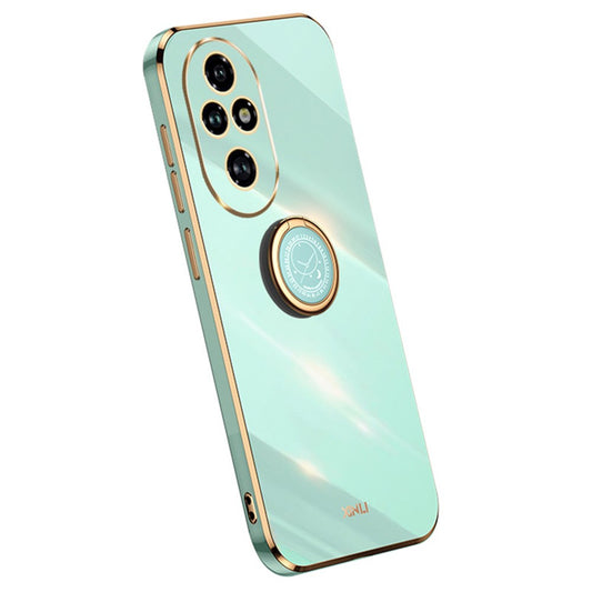 Honor 200 Pro 5G Handyhülle – Galvanisierte TPU-Rückseite, kratzfest, mit Ringständer