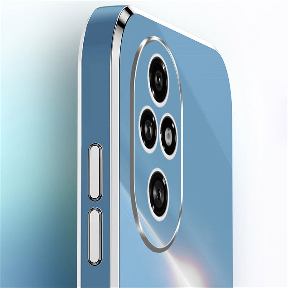Honor 200 Pro 5G Handyhülle – Galvanisierte TPU-Rückseite, kratzfest, mit Ringständer