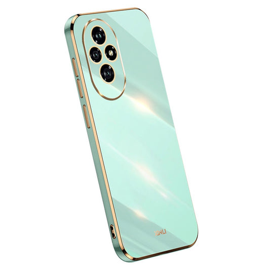 Honor 200 5G Handyhülle – XINLI TPU-, galvanisiert, goldener Rand