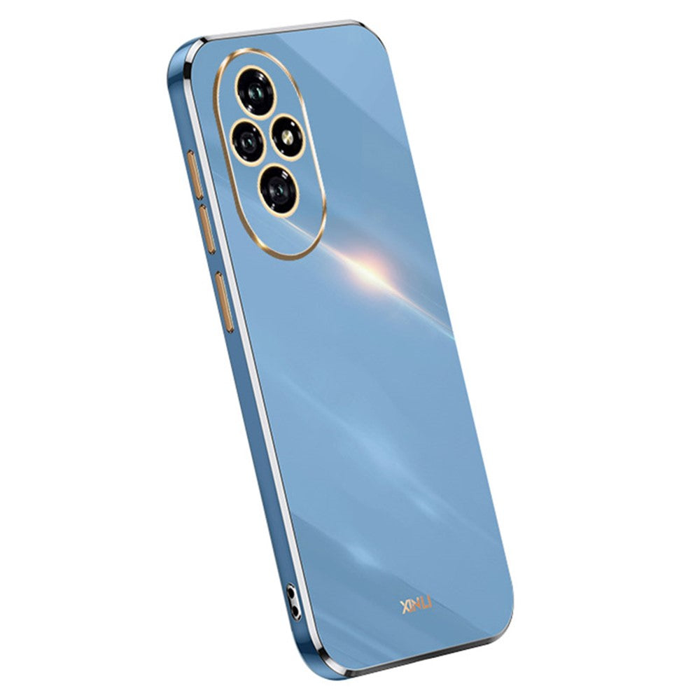 XINLI For Honor 200 5G TPU Case Phone Cover Electroplating Golden Edge