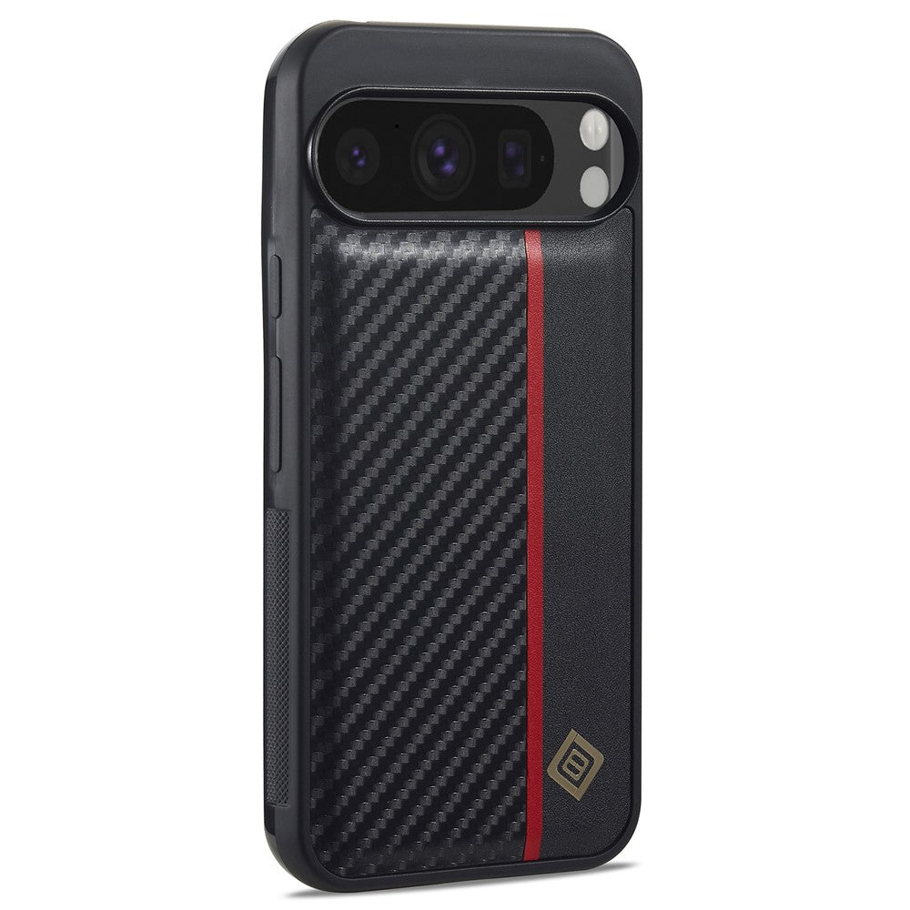 Pixel 9 Pro Stoßfeste Hülle - Carbonfaser-Optik