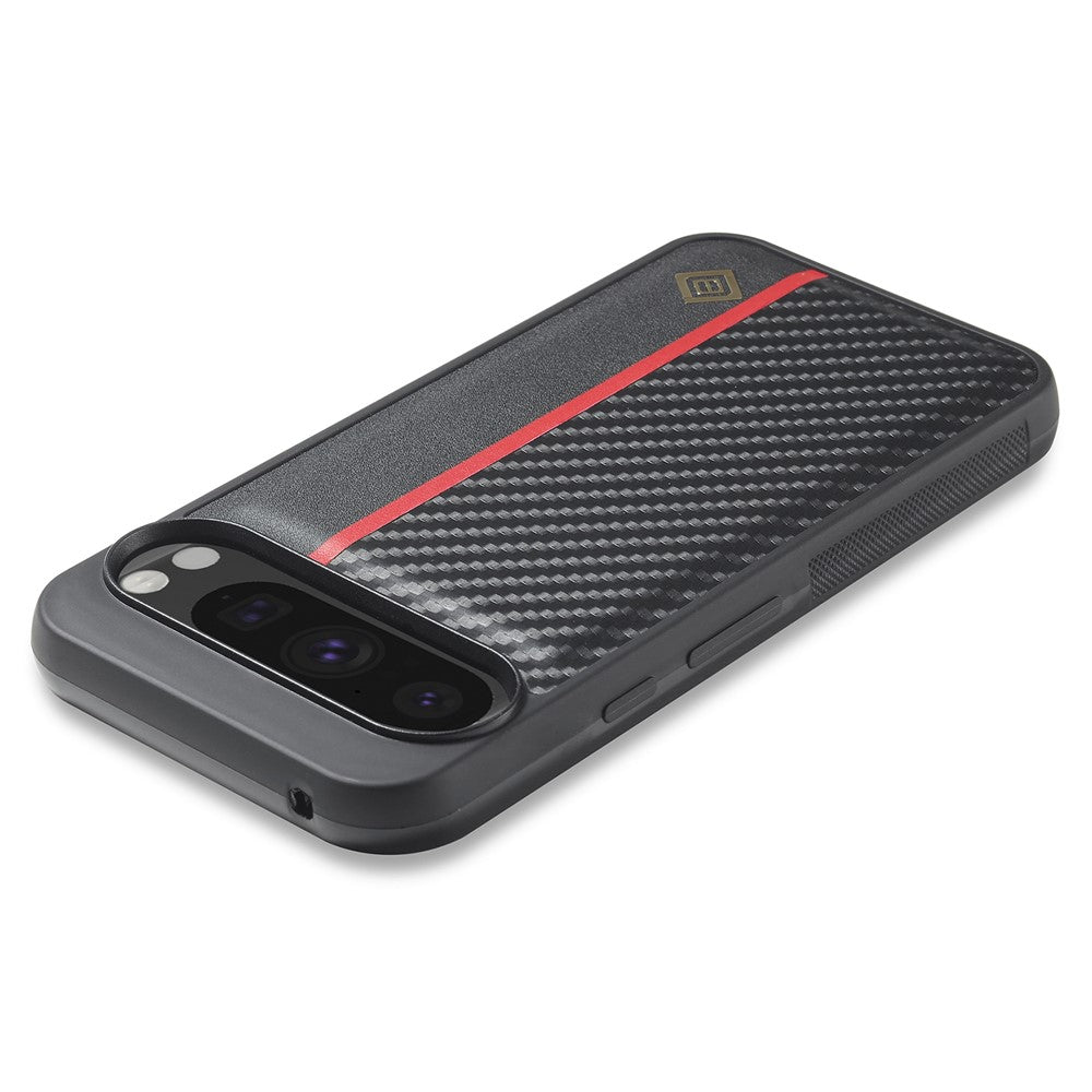Pixel 9 Pro XL Stoßfeste Hülle - Carbonfaser-Optik
