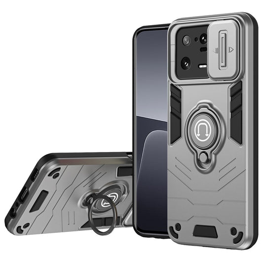 Xiaomi 13 Pro 5G Handyhülle – Gehäuse PC + TPU + Metall-Kickstand