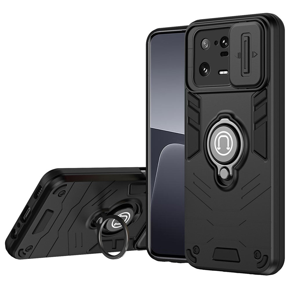 For Xiaomi 13 Pro 5G Case PC+TPU+Metal Kickstand Phone Cover