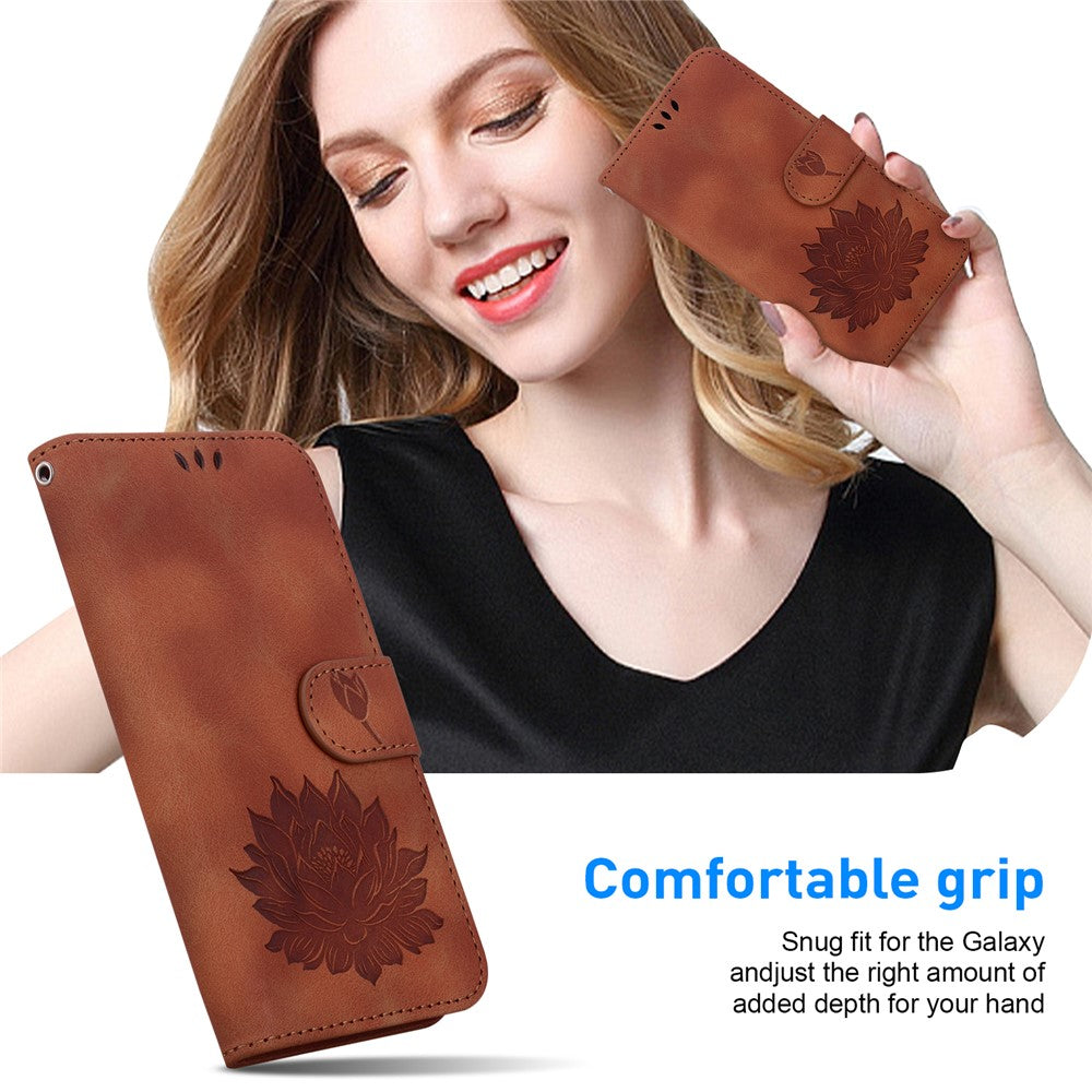 For Xiaomi Redmi 13C 4G / 5G / 13R 5G / Poco M6 5G / C65 4G Case Leather Lotus Stand Phone Cover