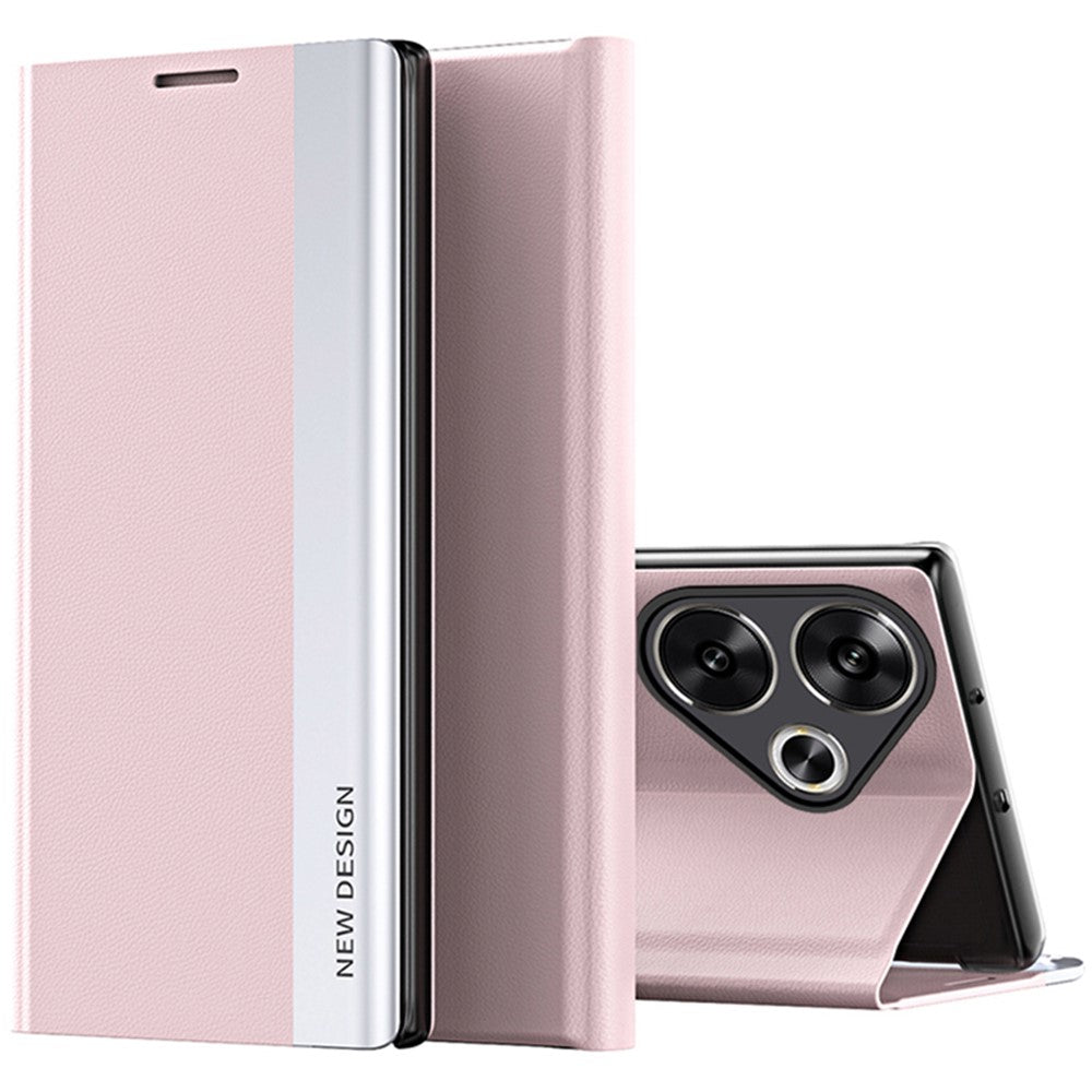 For Xiaomi Poco F6 5G / Redmi Turbo 3 5G Case Anti-Scratch Leather Stand Phone Cover