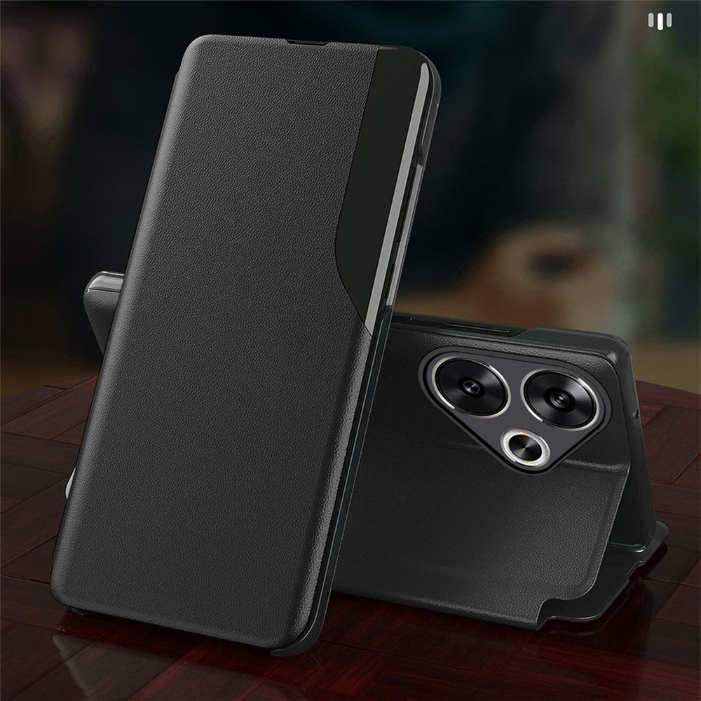 For Xiaomi Poco F6 5G / Redmi Turbo 3 5G Phone Case Folio Flip PU Leather Stand Cover