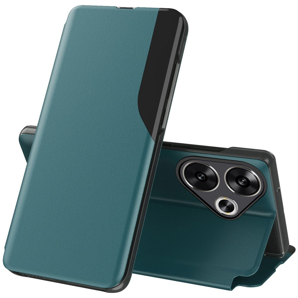 For Xiaomi Poco F6 5G / Redmi Turbo 3 5G Phone Case Folio Flip PU Leather Stand Cover