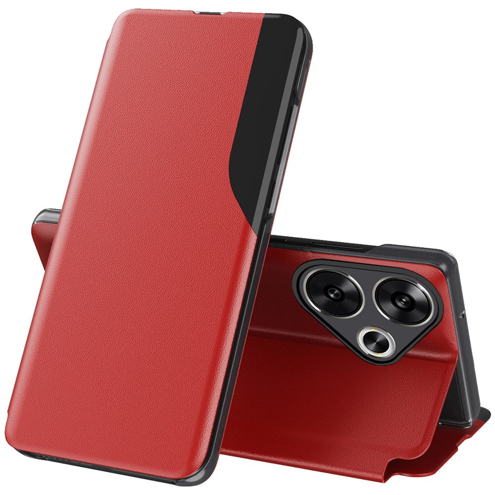 For Xiaomi Poco F6 5G / Redmi Turbo 3 5G Phone Case Folio Flip PU Leather Stand Cover